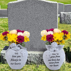Generic removable stake demonstration used for secure graveside placement benefit