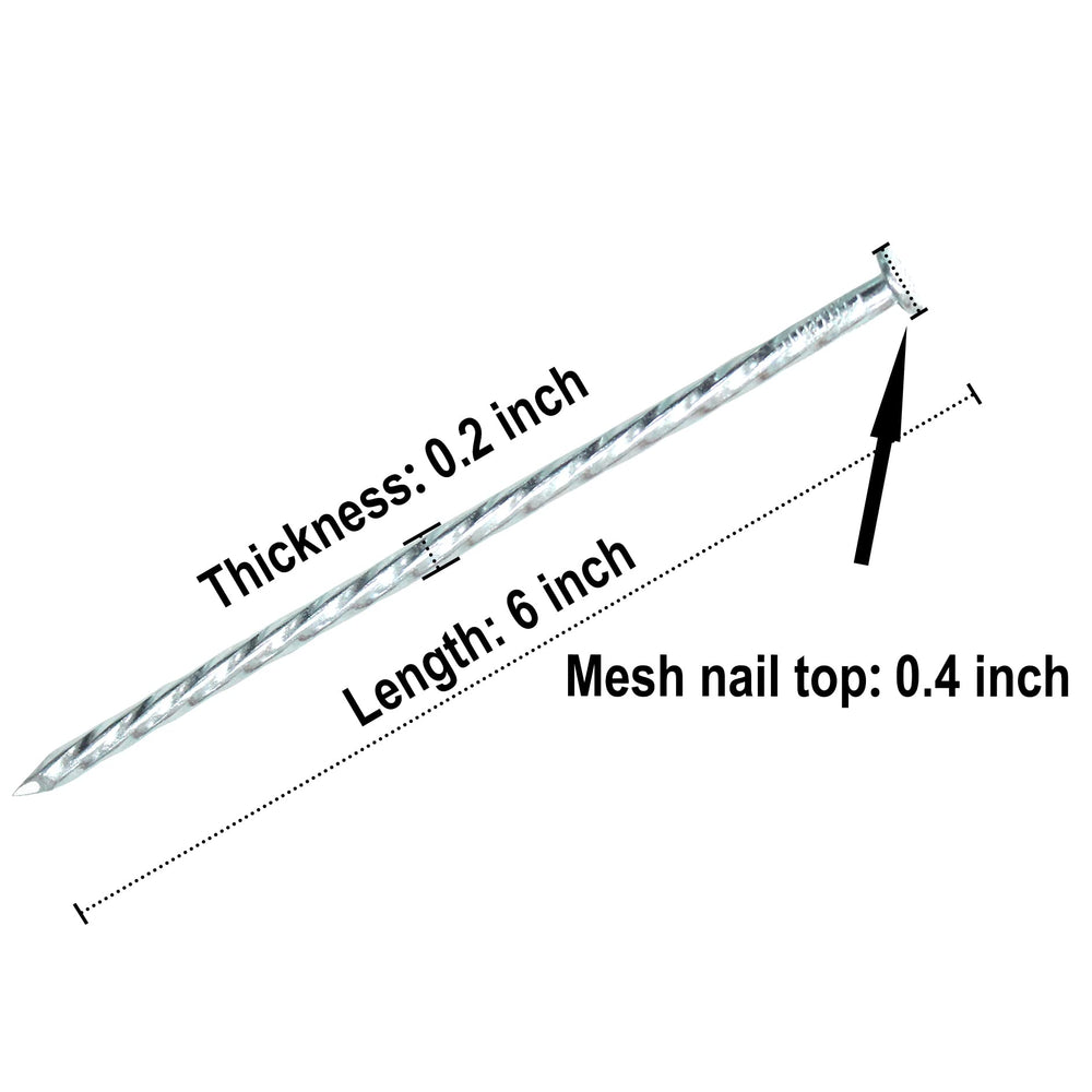 Generic close-up of spiral shaft showing twist detail for stronger soil grip and reduced pull-out
