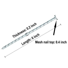 Generic close-up of spiral shaft showing twist detail for stronger soil grip and reduced pull-out
