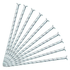 Generic front view of stake bundle showing quantity and durable galvanized finish benefiting bulk projects