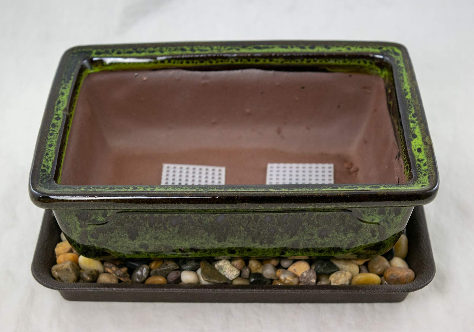 Generic top-down shot showing interior dimensions and planting cavity
