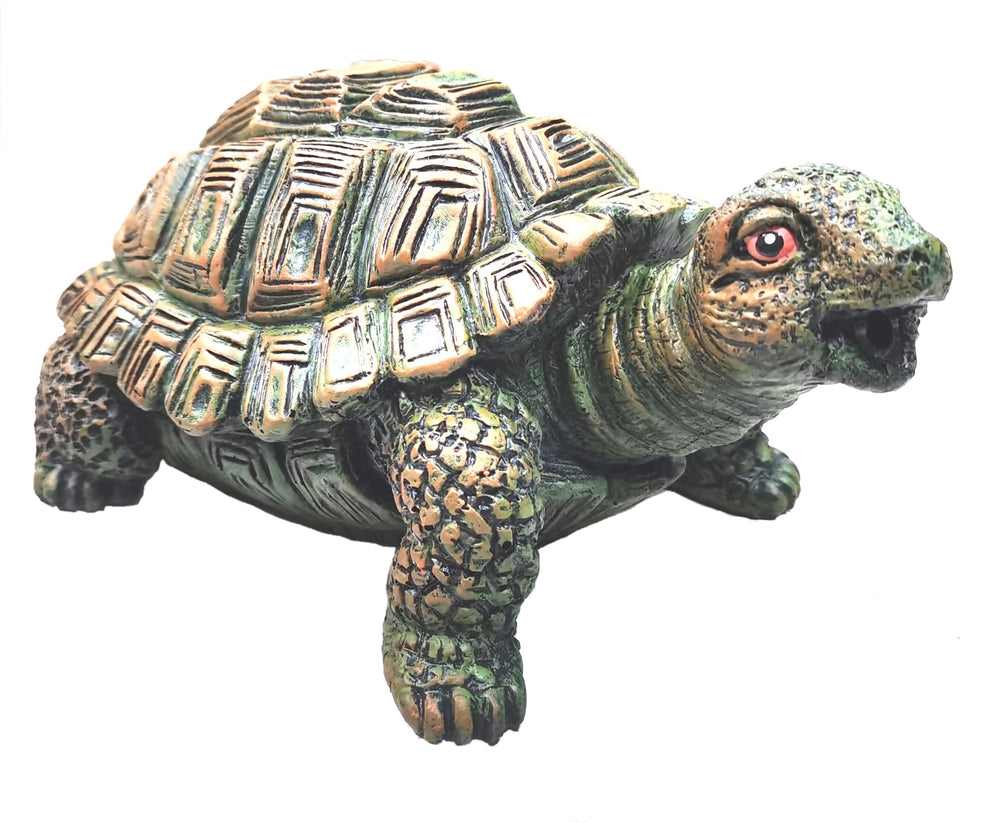 Generic turtle spitter front view showing rustic finish and decorative appeal