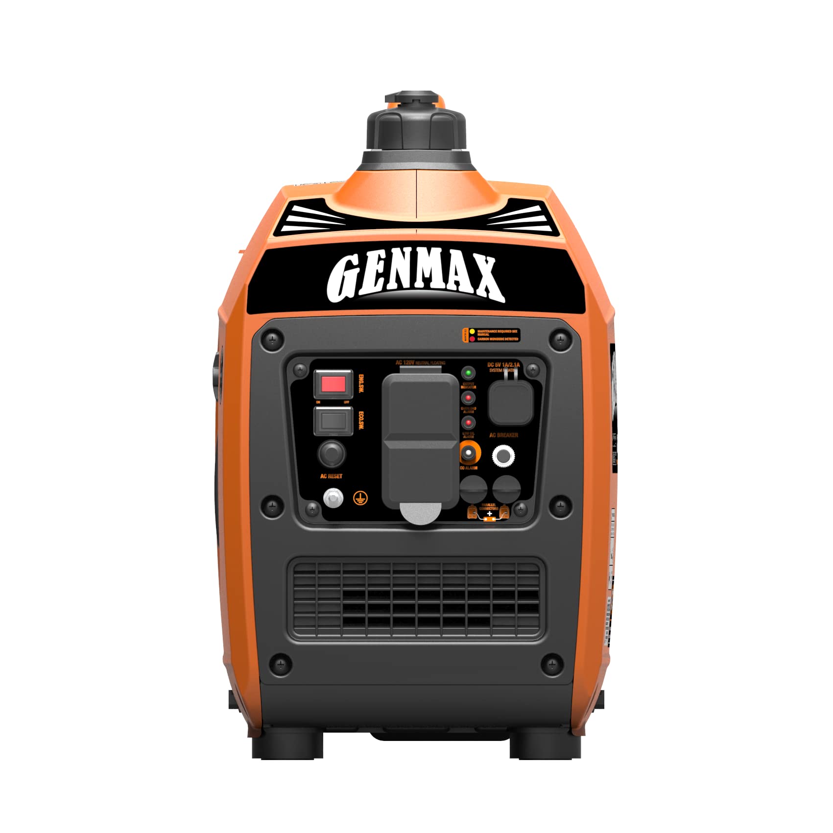 GENMAX GM1200i outlet closeup showing AC and USB ports for device charging
