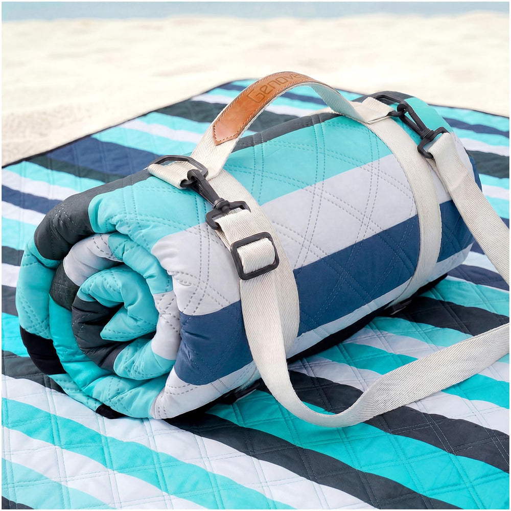 Genovega blanket front flatlay showing full 80x80 size and seating benefit