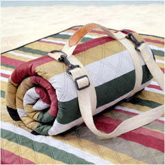 Genovega blanket front packaging showing full pattern and size, ideal for family outings