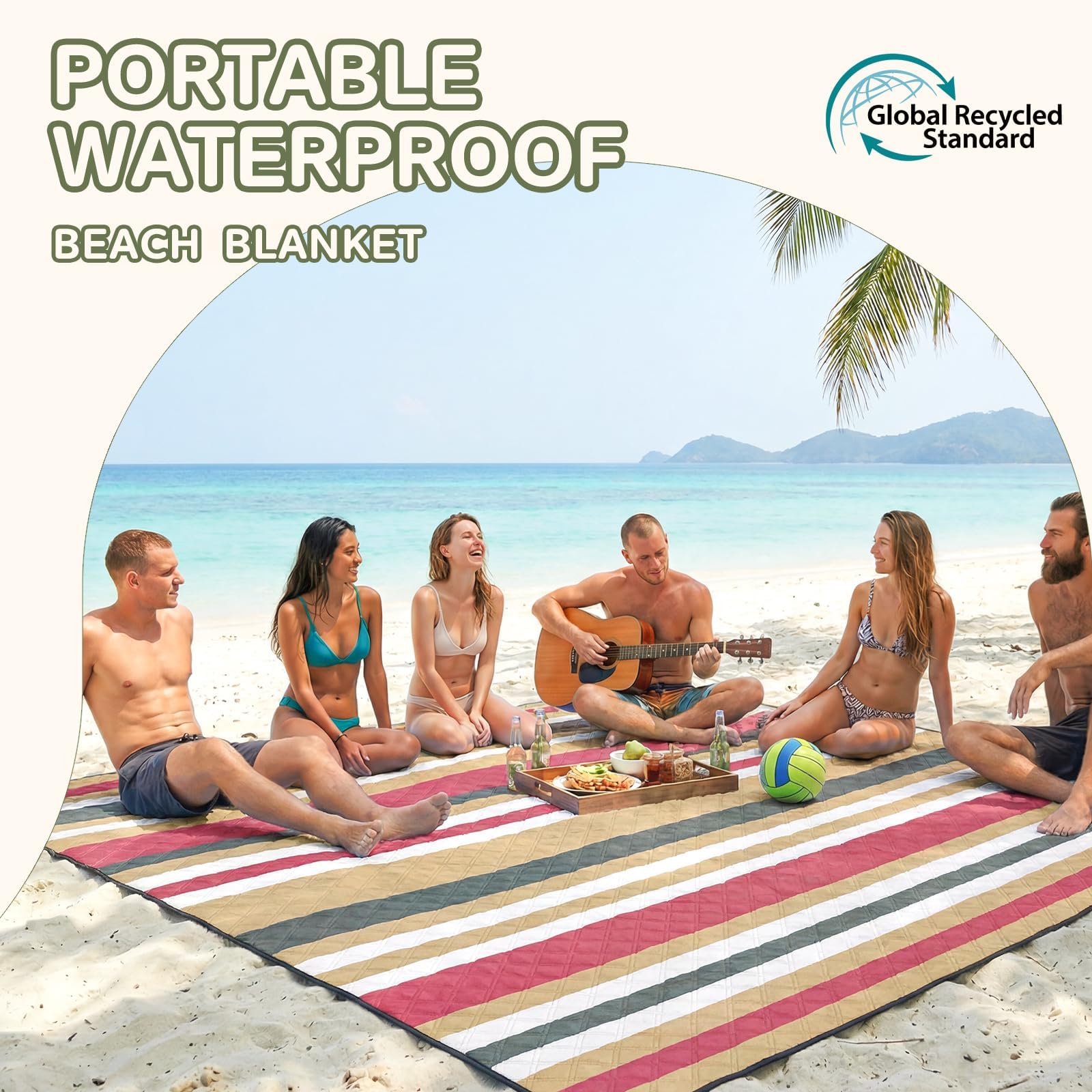 Genovega blanket waterproof backing detail preventing ground moisture and stains