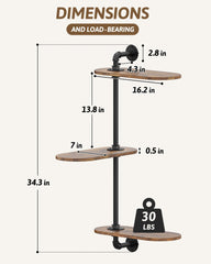GENTINGBRO close-up of wood grain shelf highlighting durable finish and natural warmth
