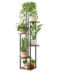 GENTINGBRO full view corner plant stand showcasing vertical plant display benefit