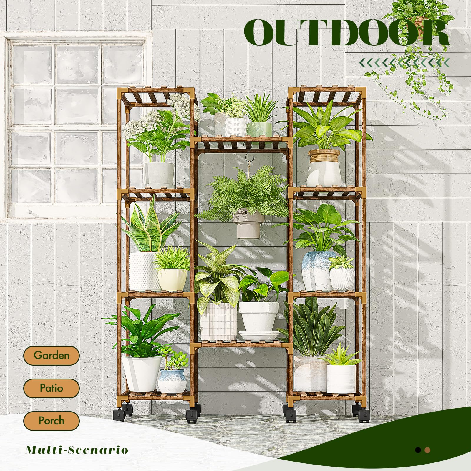 GENTINGBRO hanging hook with trailing plant showing decorative versatility