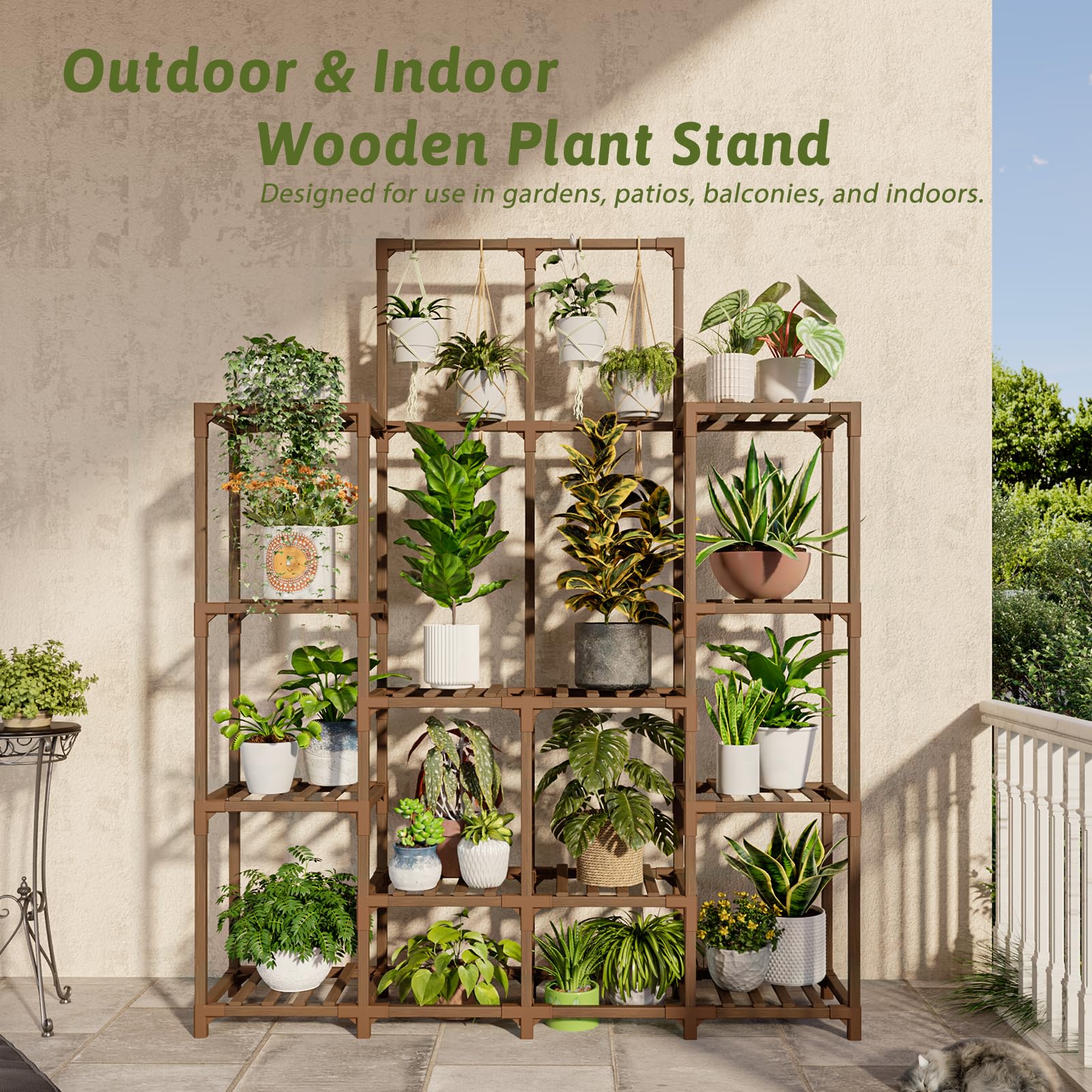 GENTINGBRO hanging planter feature showcasing trailing plants and versatility