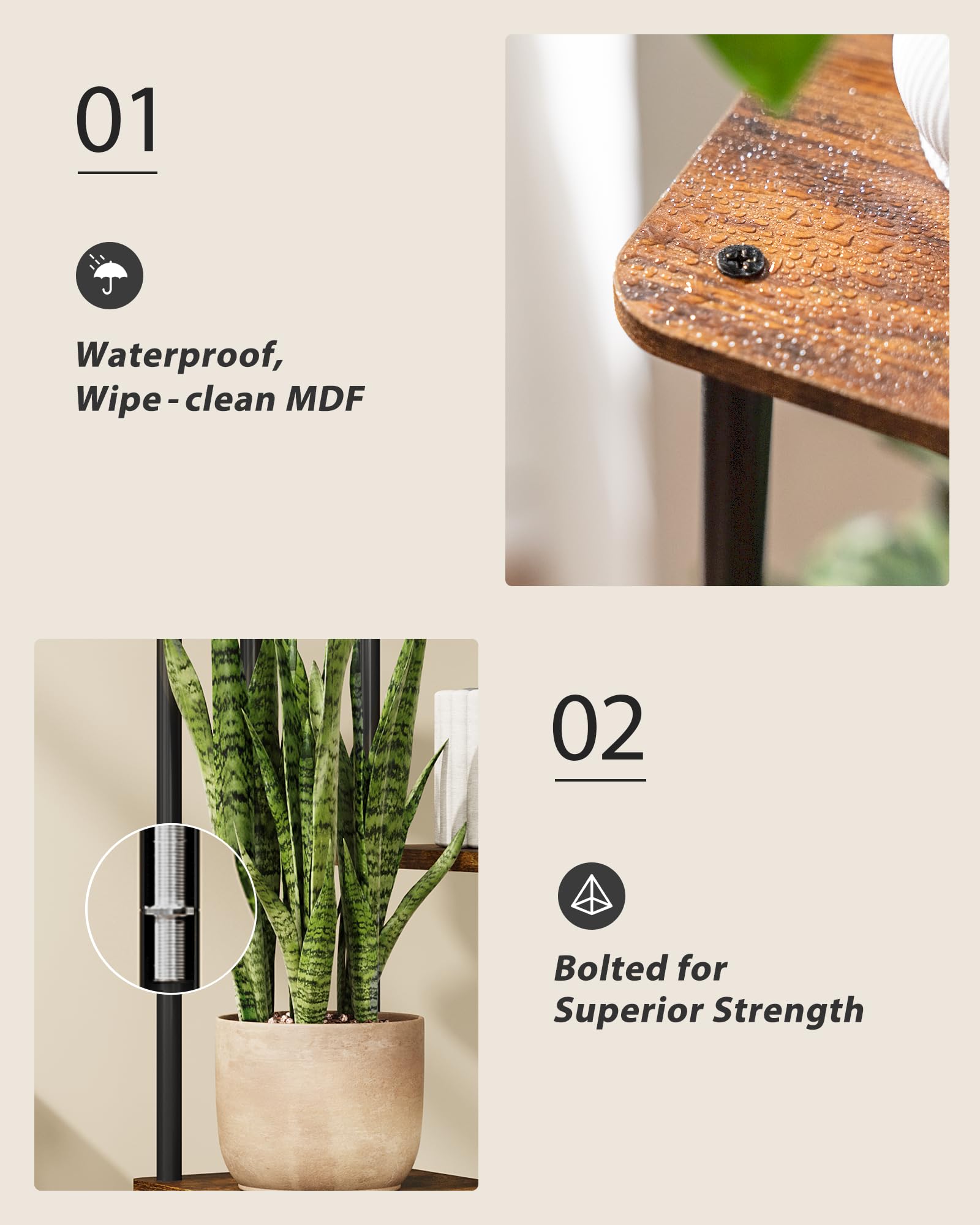GENTINGBRO styled in living room illustrating decorative appeal and space saving
