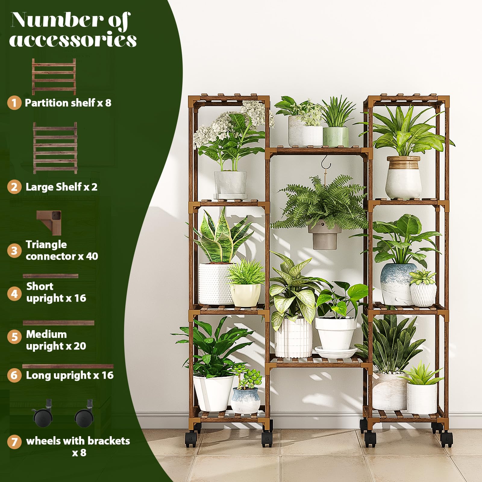 GENTINGBRO scale image with various pot sizes demonstrating capacity