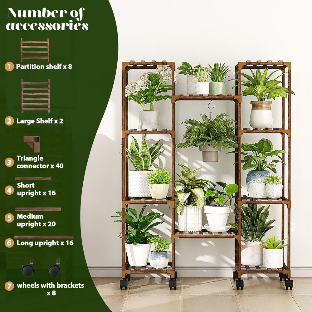 GENTINGBRO scale image with various pot sizes demonstrating capacity