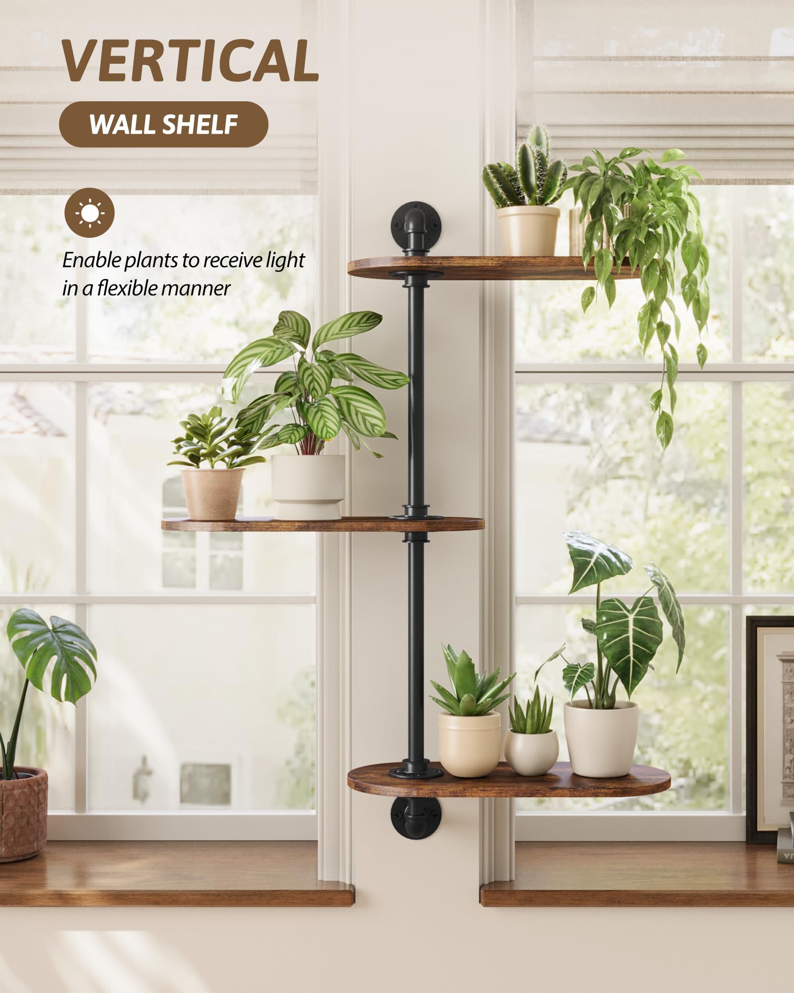 GENTINGBRO size comparison with pots showing scale and capacity for multiple planters