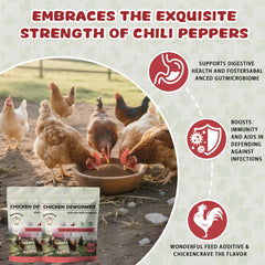 Genveticon mixed into feed to show simple daily administration benefit