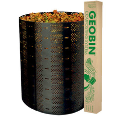 GEOBIN front view showing full bin and tidy containment benefit