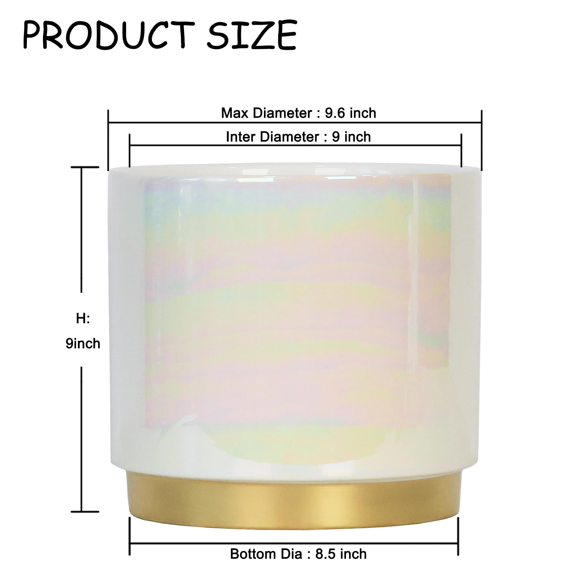 Gepege side profile glaze detail highlighting pearlescent texture and visual interest