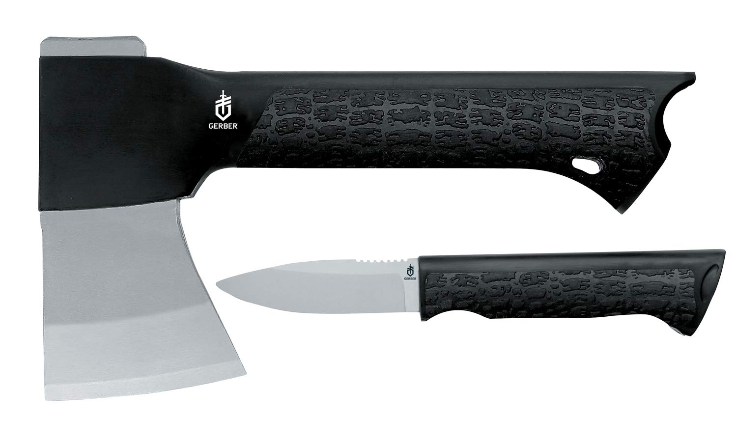 Gerber Gator Axe front profile showing forged steel head and overall shape for reliable chopping