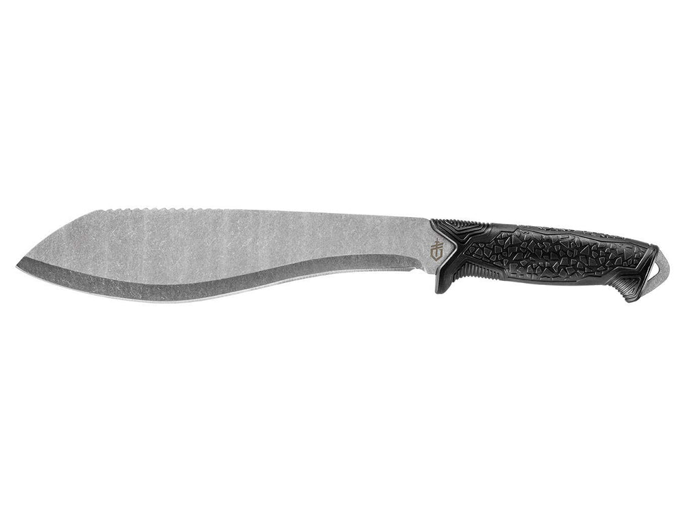 Gerber Versafix front profile showing blade shape and chopping advantage