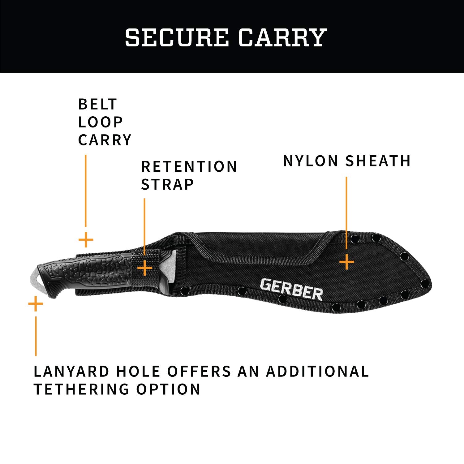 Gerber Versafix in use chopping brush to clear trail efficiently