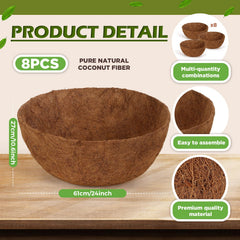 Gerrii close-up of coir texture highlighting breathable fibers for healthier roots
