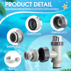 Gerrii Type B hose adapter thread detail ensuring secure, leak-resistant fit