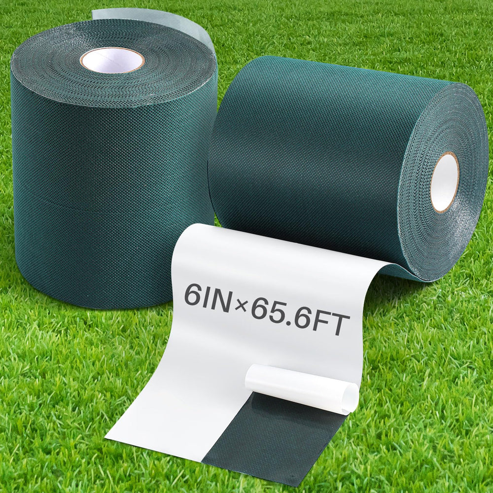 Gersoniel front view of two rolls showing ready-to-use turf tape and ample coverage