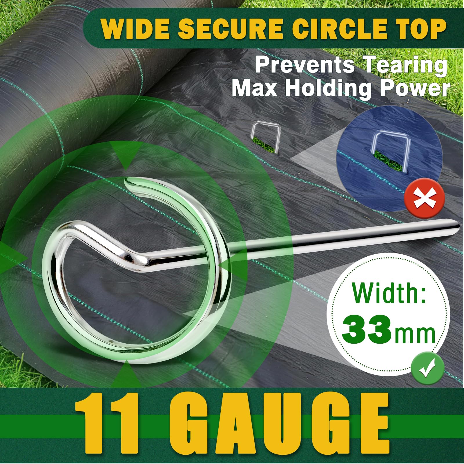 gestone close-up of G-shaped circular top for stronger grip