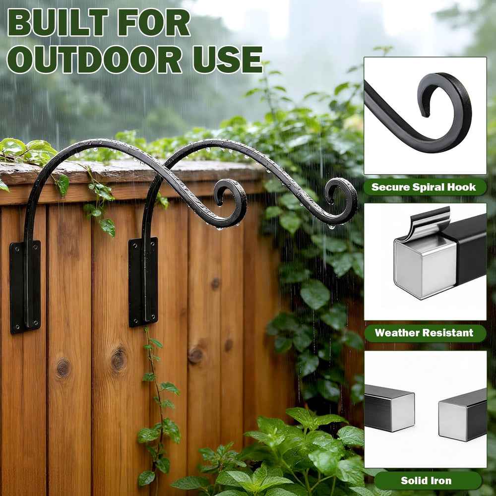 GESTONE bracket supporting a heavy bird feeder, demonstrating load capacity and secure hold