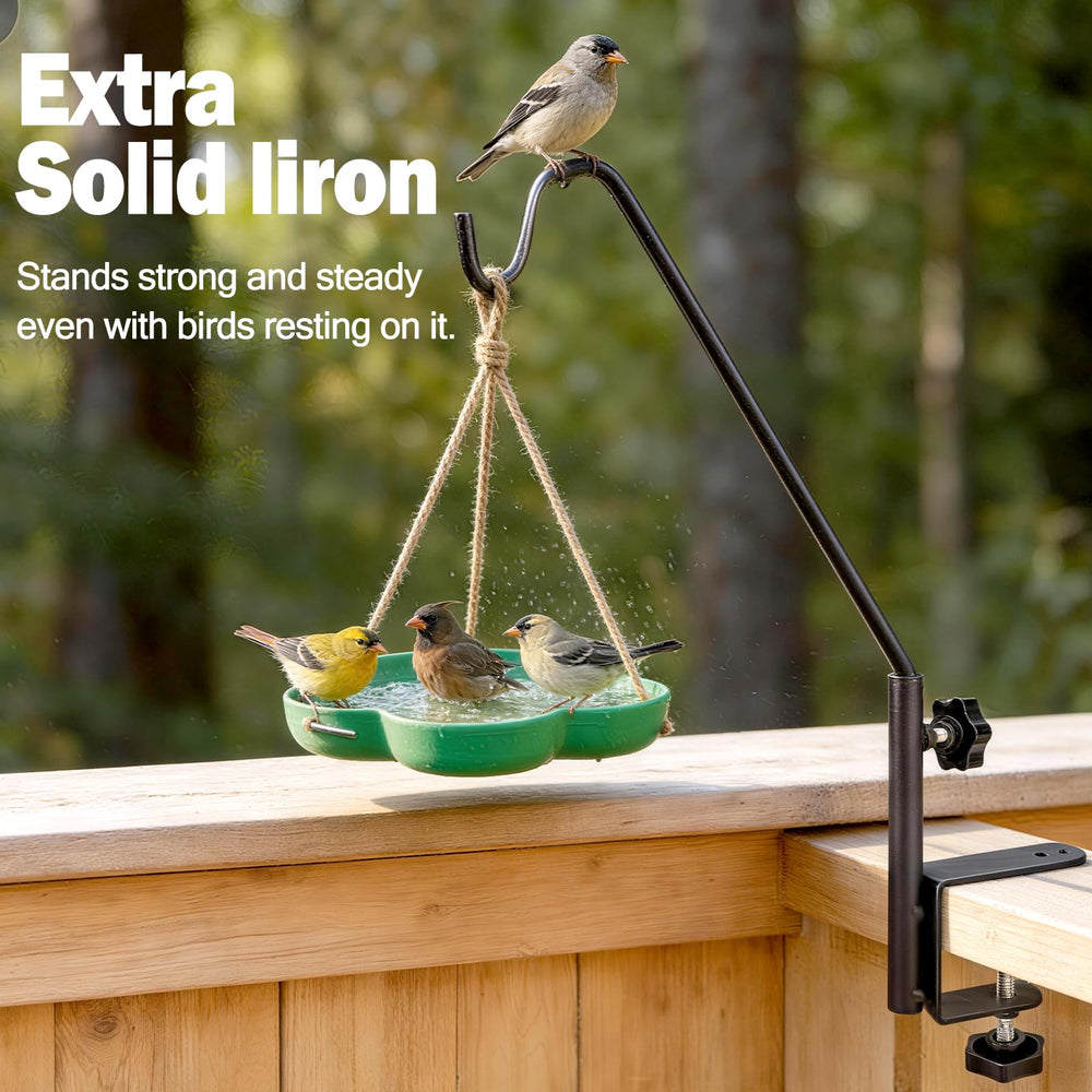 GESTONE spiral hook detail holding a feeder reducing sway and loss