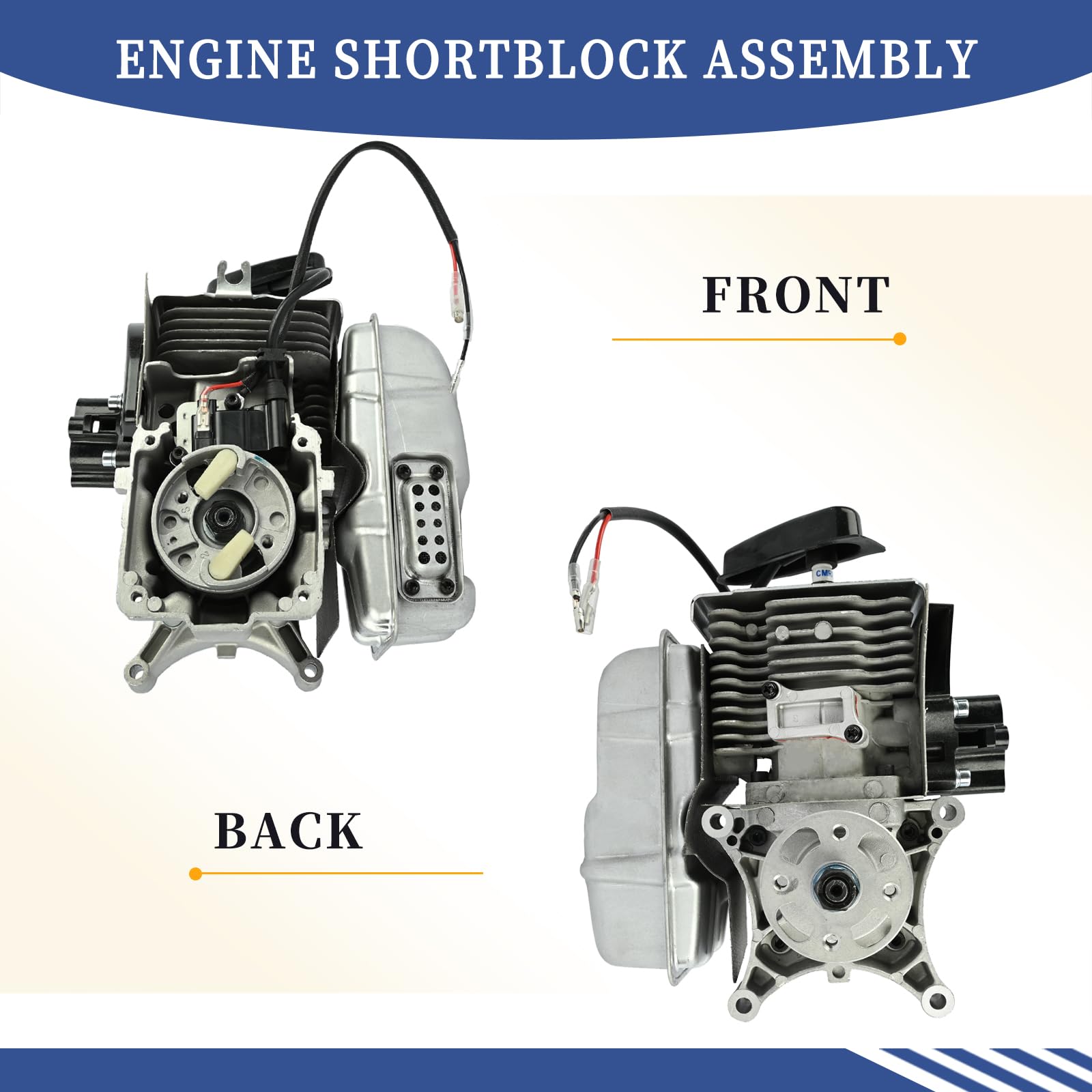 Getfarway shortblock packaged with protective padding and included assembly benefit