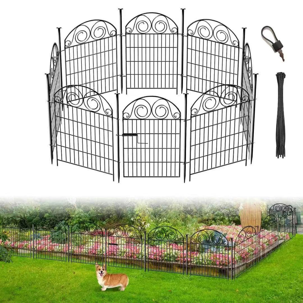 Getlay front panel and gate showing full assembled barrier and access convenience