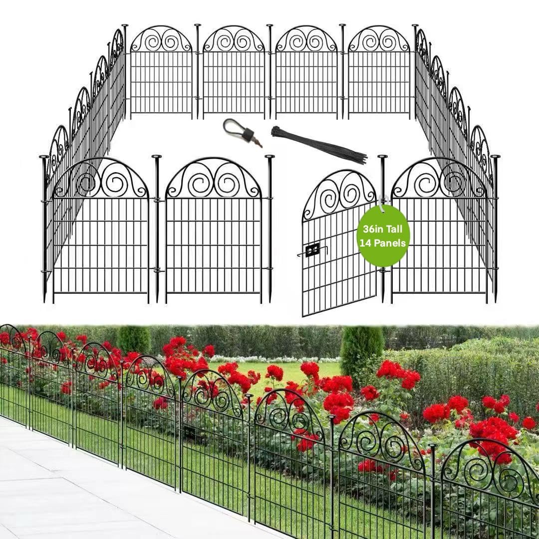 Getlay full fence front view showing complete barrier and tidy protection