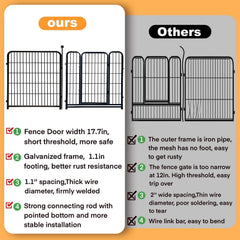 Getlay gate detail with latch showing easy access and secure closure benefit