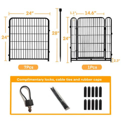 Getlay gate open in use providing easy access for people and small pets