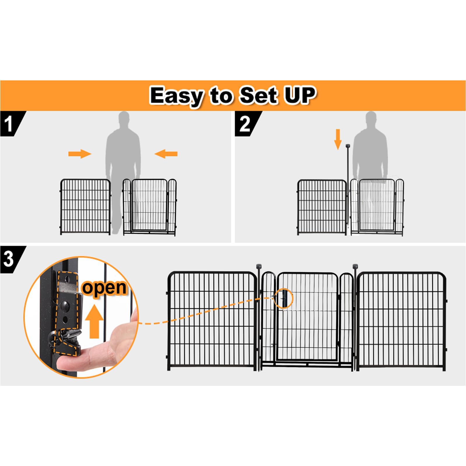 Getlay indoor pet setup on hardwood with anti-friction sleeves protecting floors