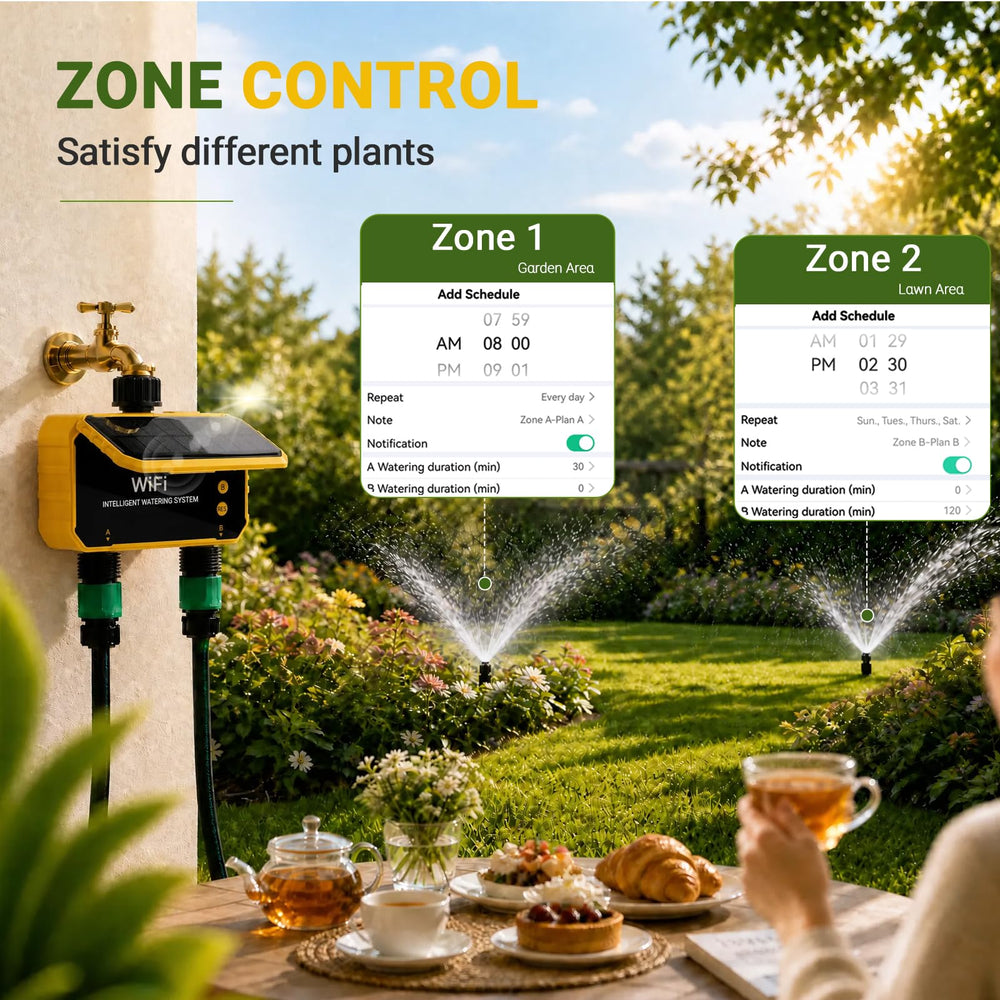 Gewaizhuan manual button press enables instant one-touch watering