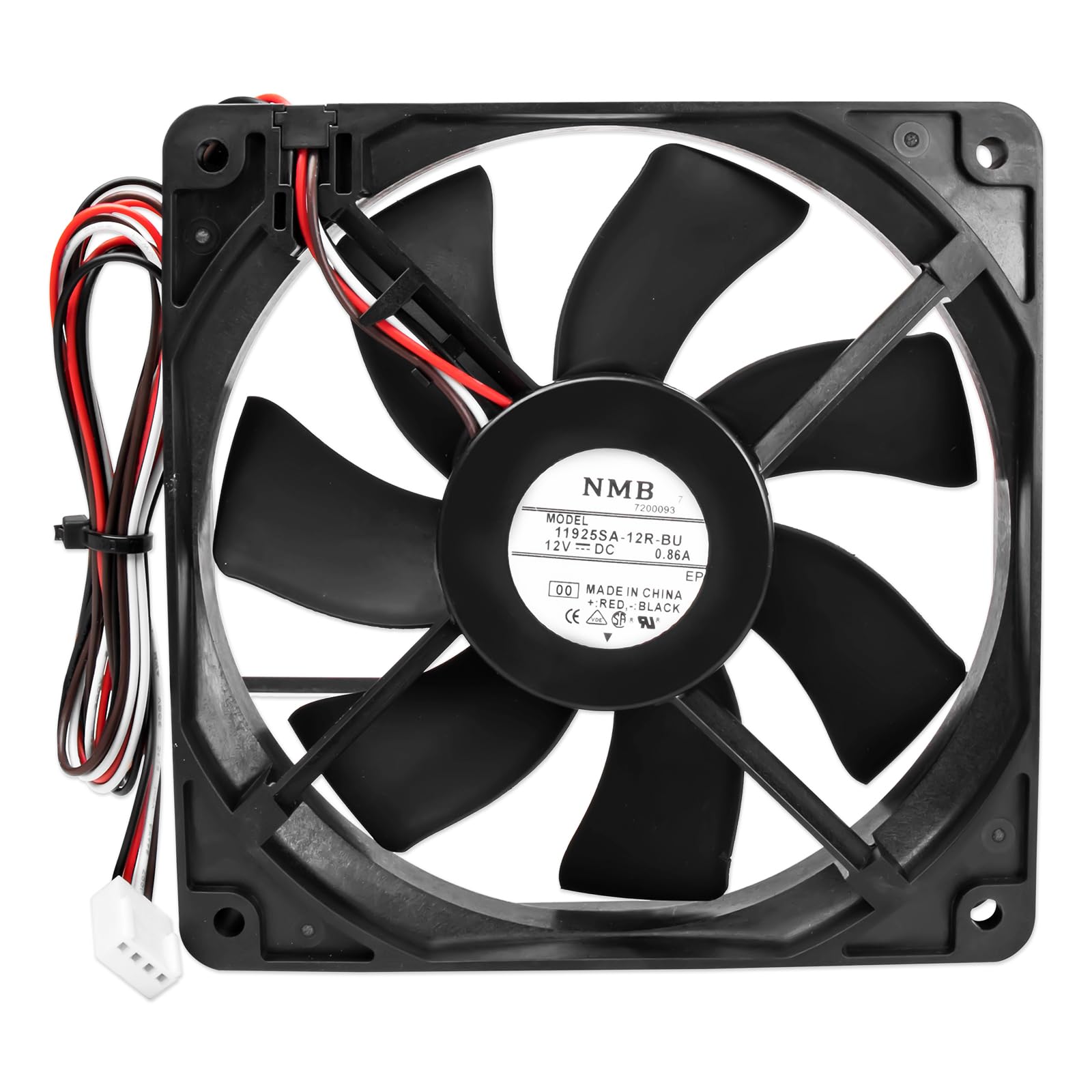 Gfdoso KIT0411 front view showing fan blades and housing for reliable airflow