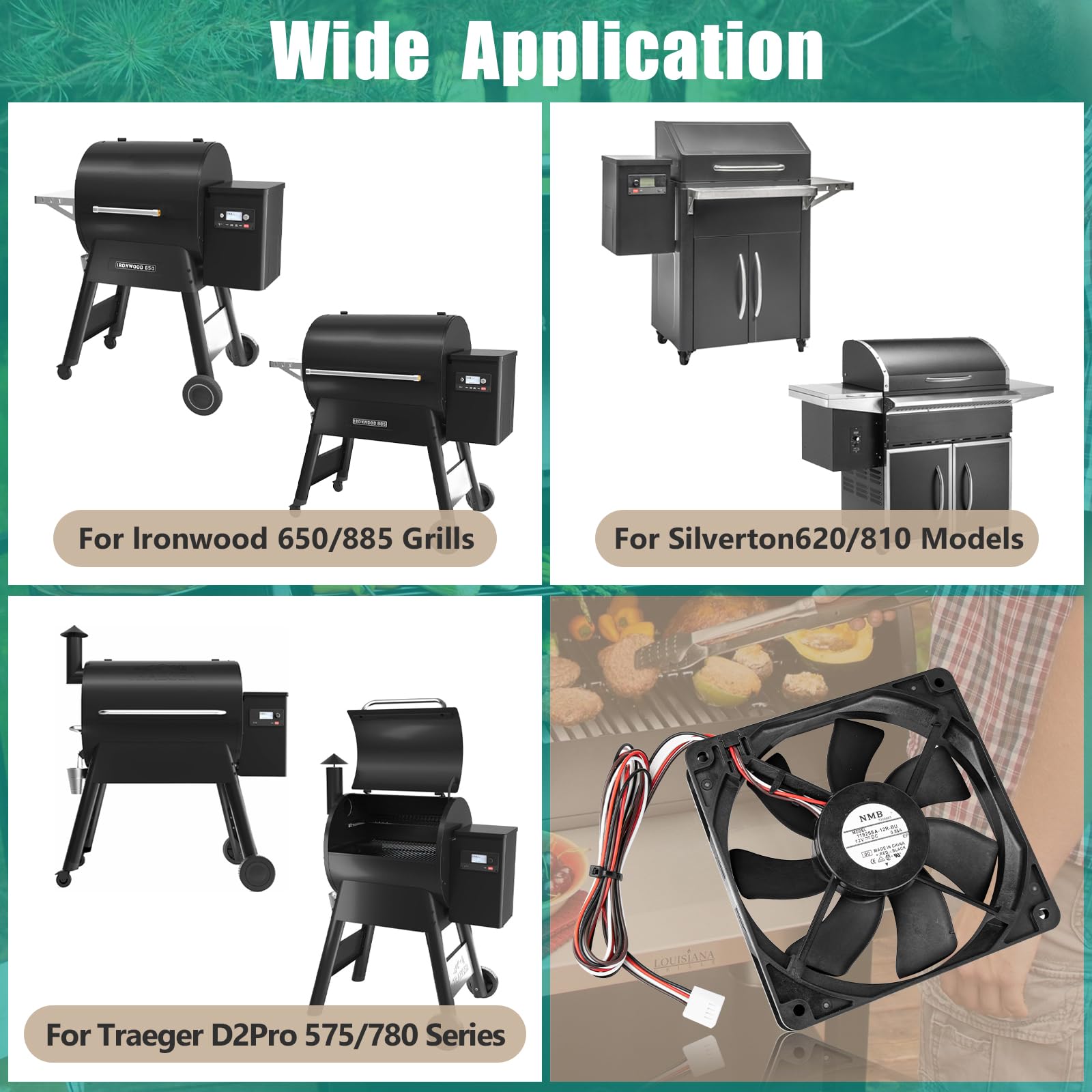 Gfdoso KIT0411 in outdoor grill scene showing dependable cooking performance