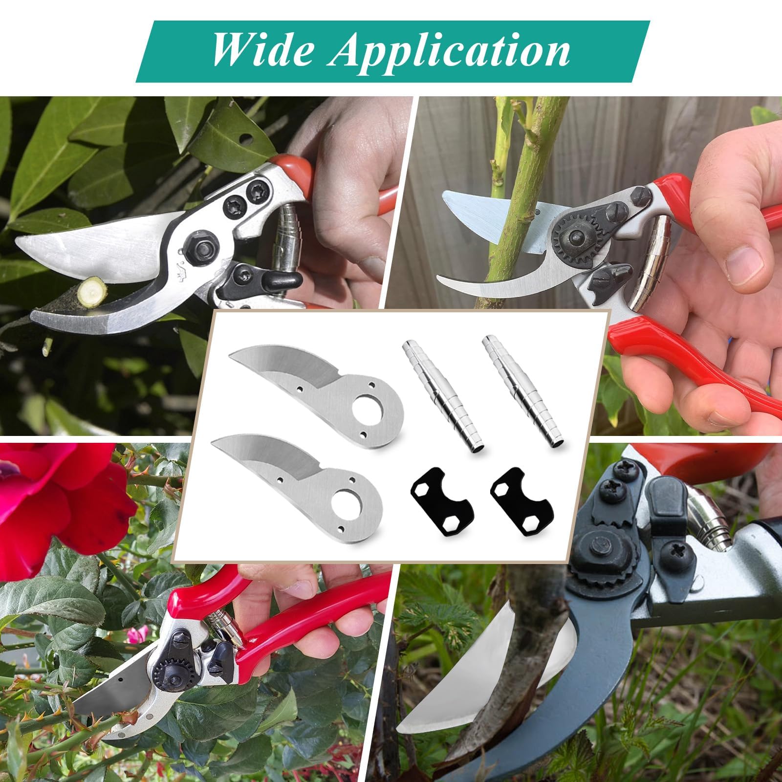 Gfdoso lifestyle image of gardener using replaced pruners for efficient trimming benefit