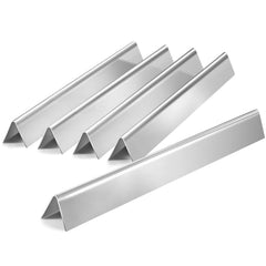 GGC 21-inch flavorizer bars front view showing five-bar set and fit for Weber grills