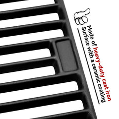 GGC cast iron ridge detail showing sear-friendly surface and heat retention