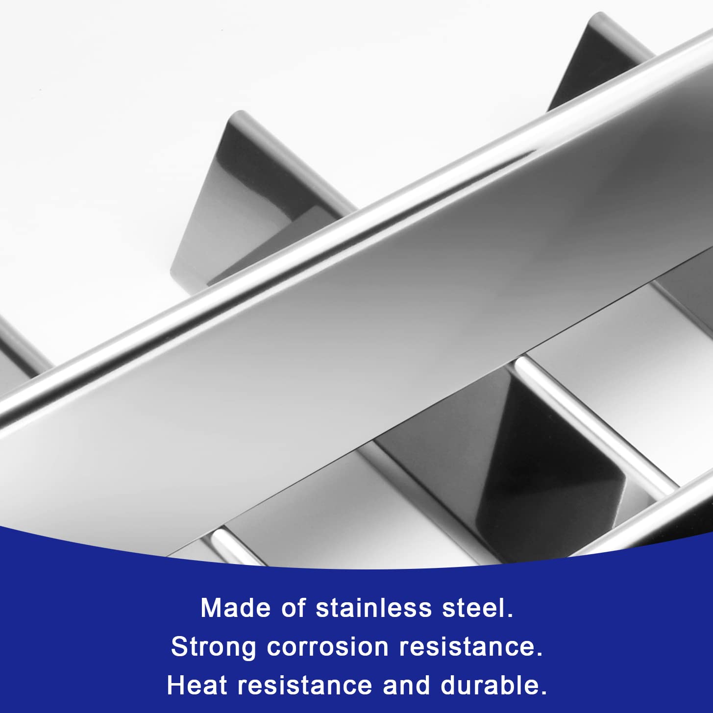 GGC bars installed in grill protecting burners and reducing flare-ups