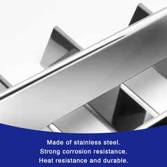 GGC bars installed in grill protecting burners and reducing flare-ups