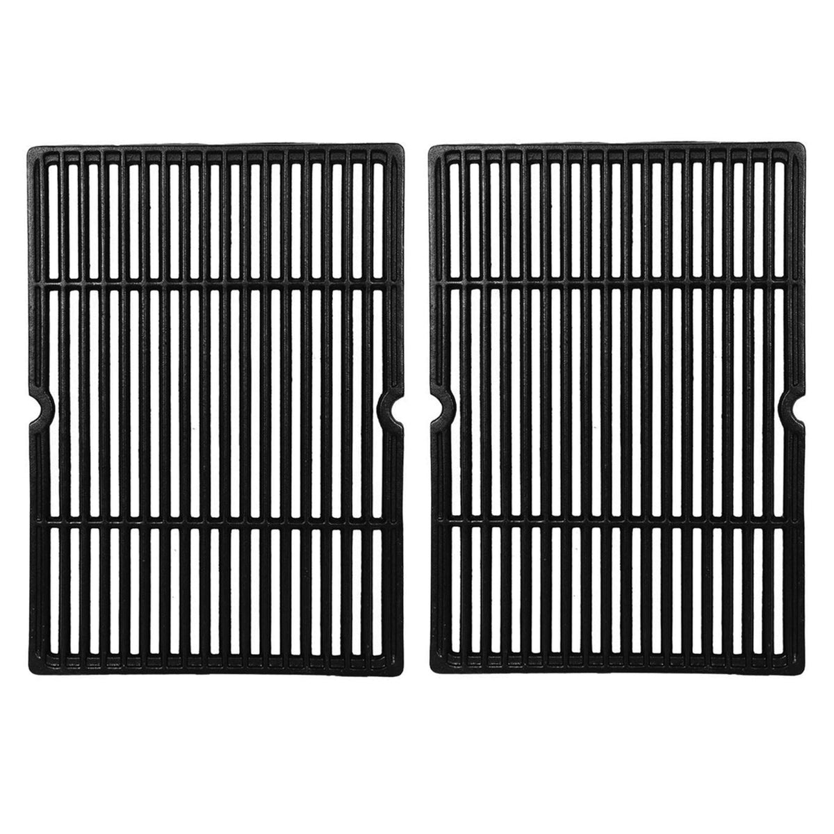 GGC front view of porcelain-coated grates showing clean cooking surface and renewed look