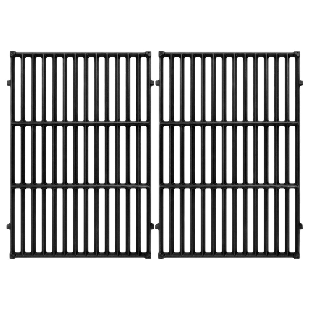 GGC front view of replacement cast iron grates showing fit and finish benefits