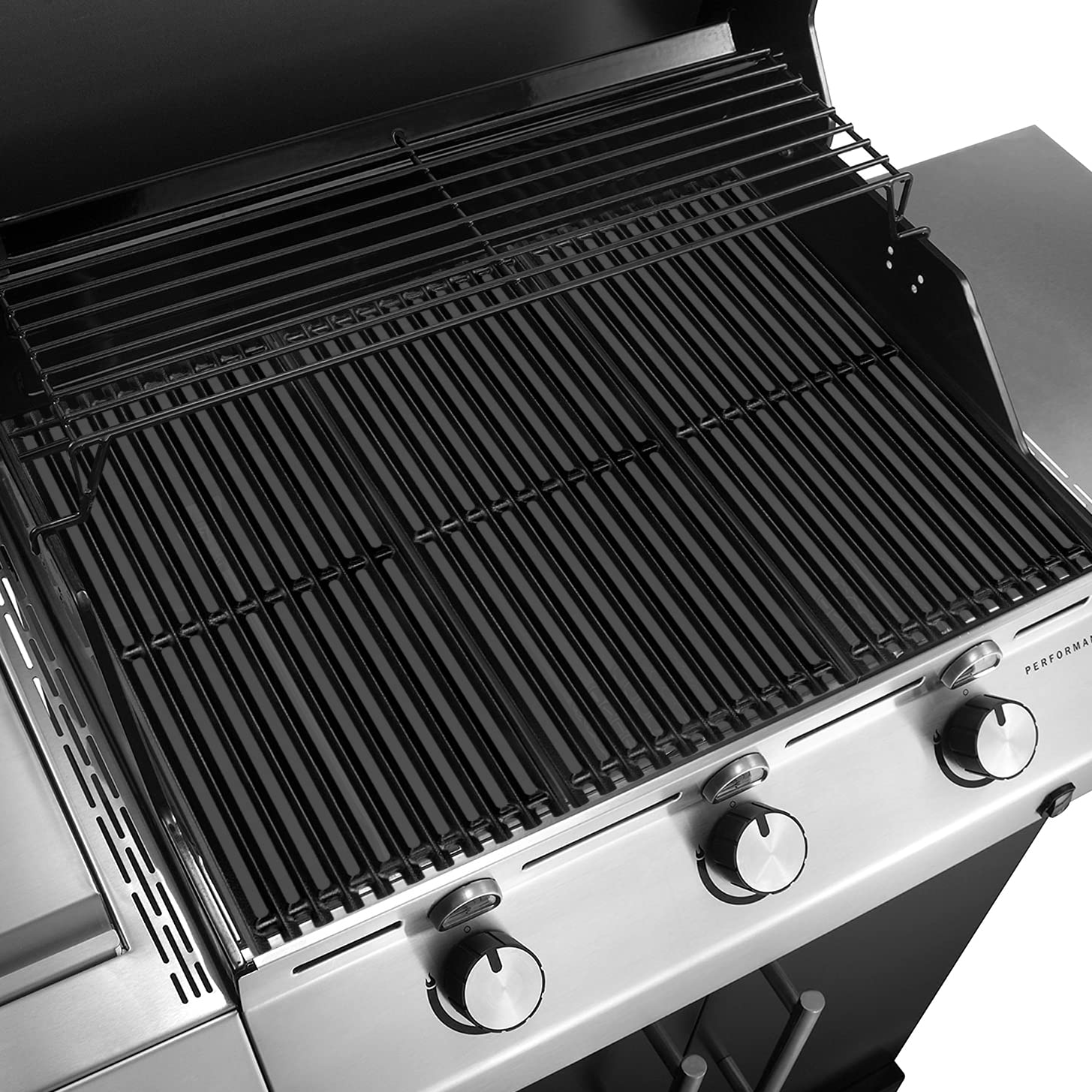 GGC replacement grates beside original parts for size and compatibility comparison