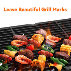GGC grate installed in a grill demonstrating secure fit and restored cooking area