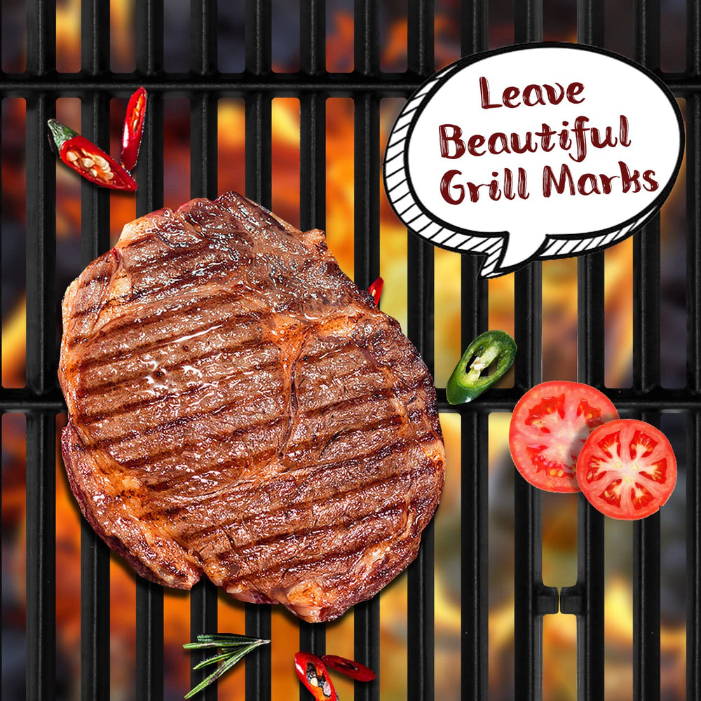 GGC grates installed in a Weber Genesis grill demonstrating perfect fit and even heat