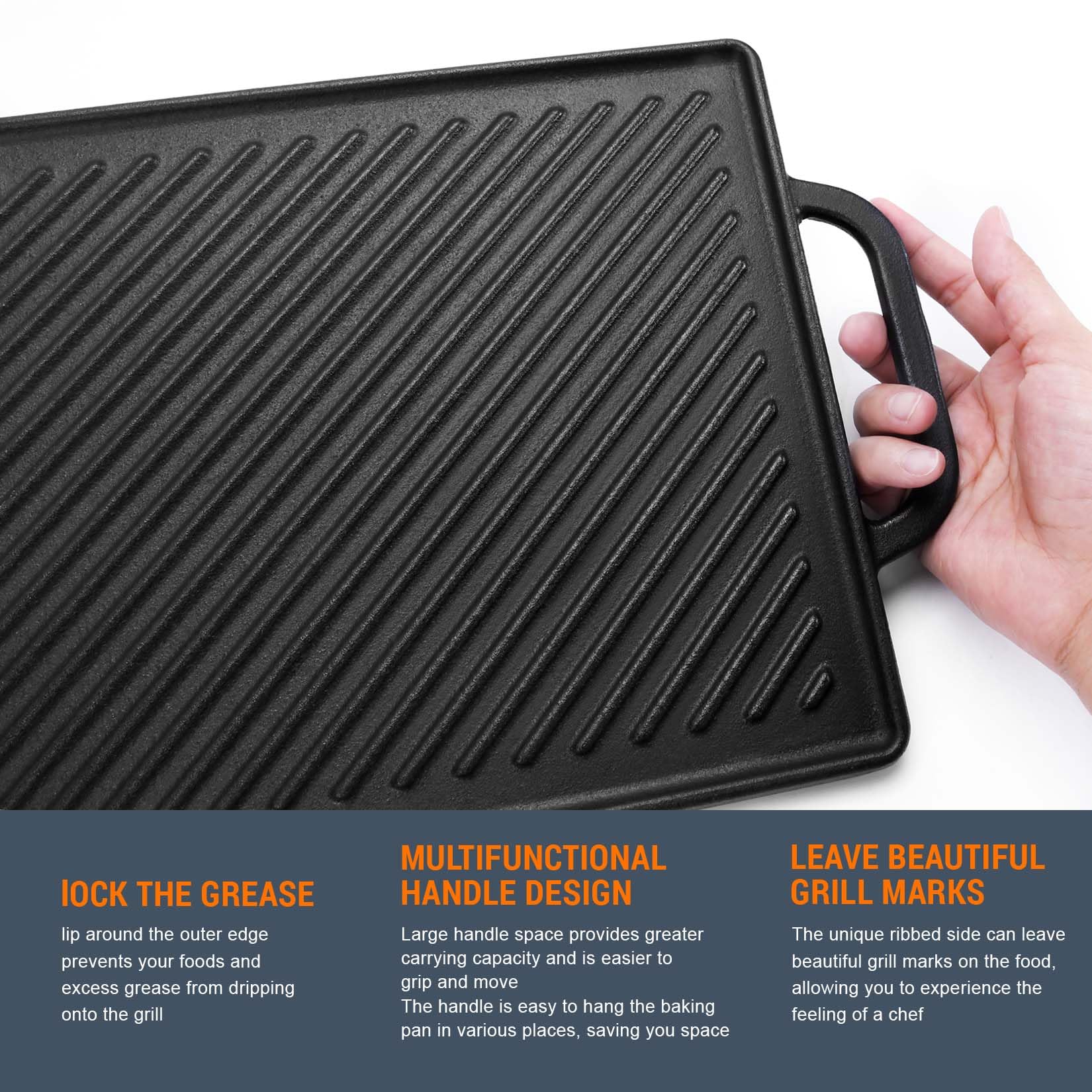 GGC griddle over campfire lifestyle scene durable cast iron for outdoor cooking benefit